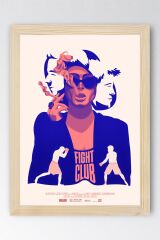 Fight Club Çerçeveli Tablo - Dövüş Kulübü Film Posteri Tablo
