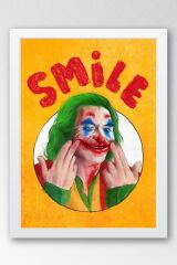 Joker Smile Çerçeveli Tablo - Film Posteri Tablo