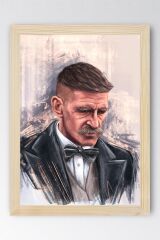 Peaky Blinders Çerçeveli Tablo - Arthur Shelby Dizi Posteri Tablo