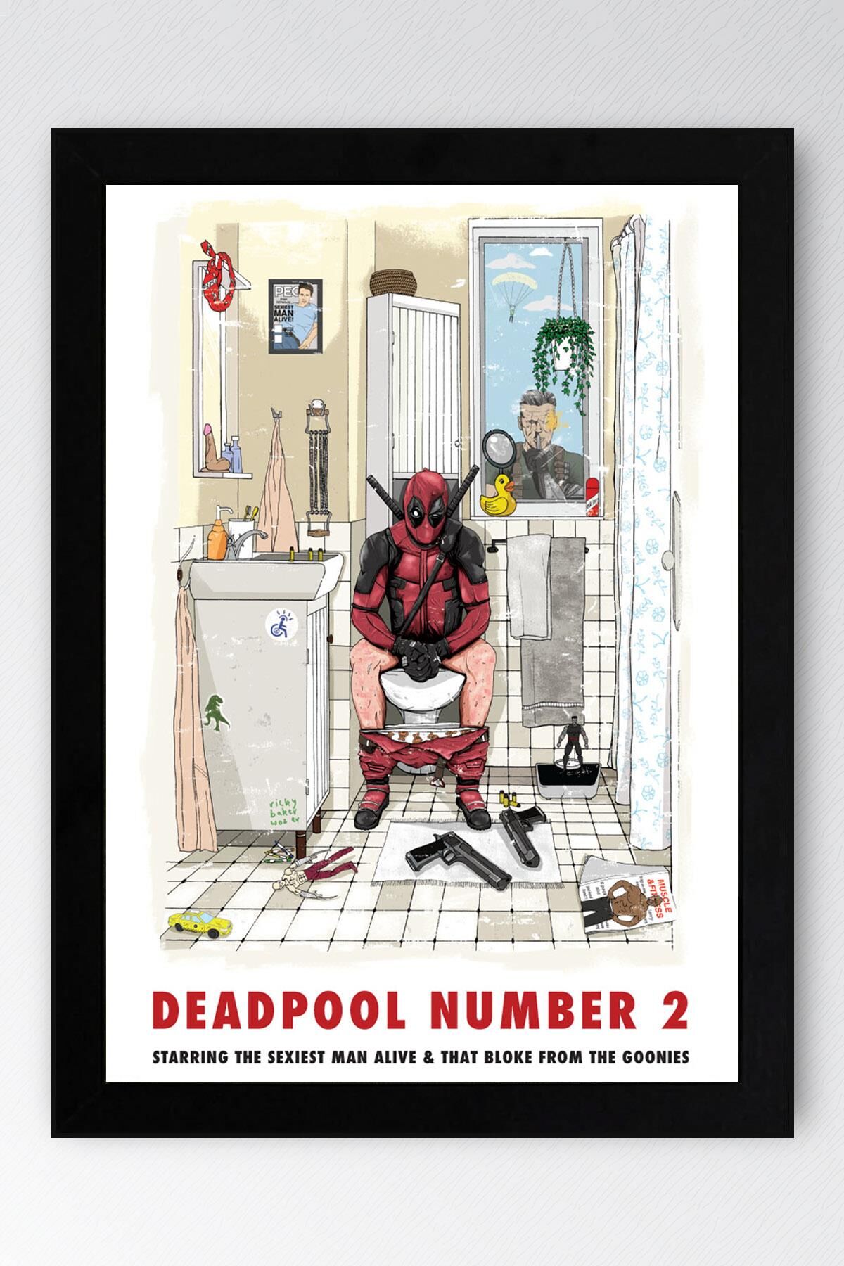 Deadpool 2 Çerçeveli Tablo - Marvel Film Poster Tablo