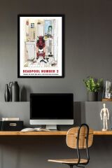 Deadpool 2 Çerçeveli Tablo - Marvel Film Poster Tablo
