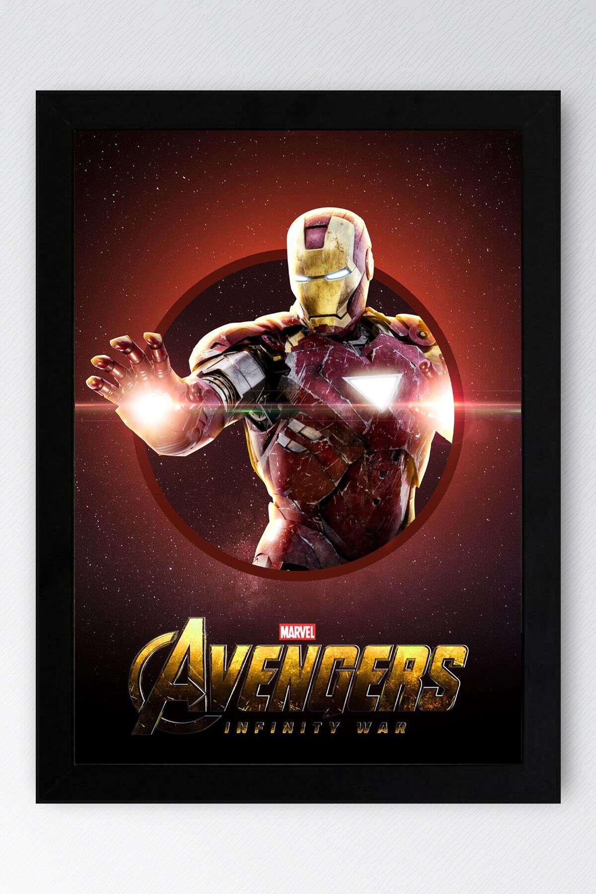 Iron Man Çerçeveli Tablo - Avengers Marvel Film Posteri Tablo