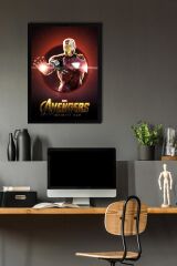 Iron Man Çerçeveli Tablo - Avengers Marvel Film Posteri Tablo