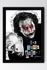 Joker The Dark Knigth Çerçeveli Tablo - Film Posteri Tablo