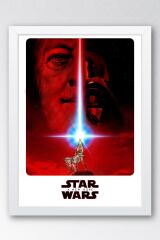 Star Wars Çerçeveli Tablo - Uzay Savaşları Yeni Bir Umut Fim Posteri Tablo