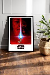 Star Wars Çerçeveli Tablo - Uzay Savaşları Yeni Bir Umut Fim Posteri Tablo