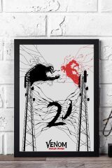 Venom Çerçeveli Tablo - Marvel Film Posteri Tablo