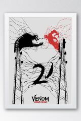 Venom Çerçeveli Tablo - Marvel Film Posteri Tablo