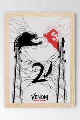 Venom Çerçeveli Tablo - Marvel Film Posteri Tablo