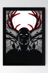 Hannibal Çerçeveli Tablo - Dizi Afişi Poster Tablo