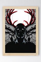 Hannibal Çerçeveli Tablo - Dizi Afişi Poster Tablo
