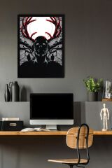 Hannibal Çerçeveli Tablo - Dizi Afişi Poster Tablo