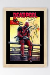 Deadpool Çerçeveli Tablo - Hi I'm Francis Poster Tablo