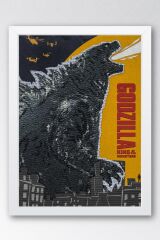 Godzilla Çerçeveli Tablo - Film Posteri Tablo