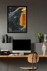 Godzilla Çerçeveli Tablo - Film Posteri Tablo