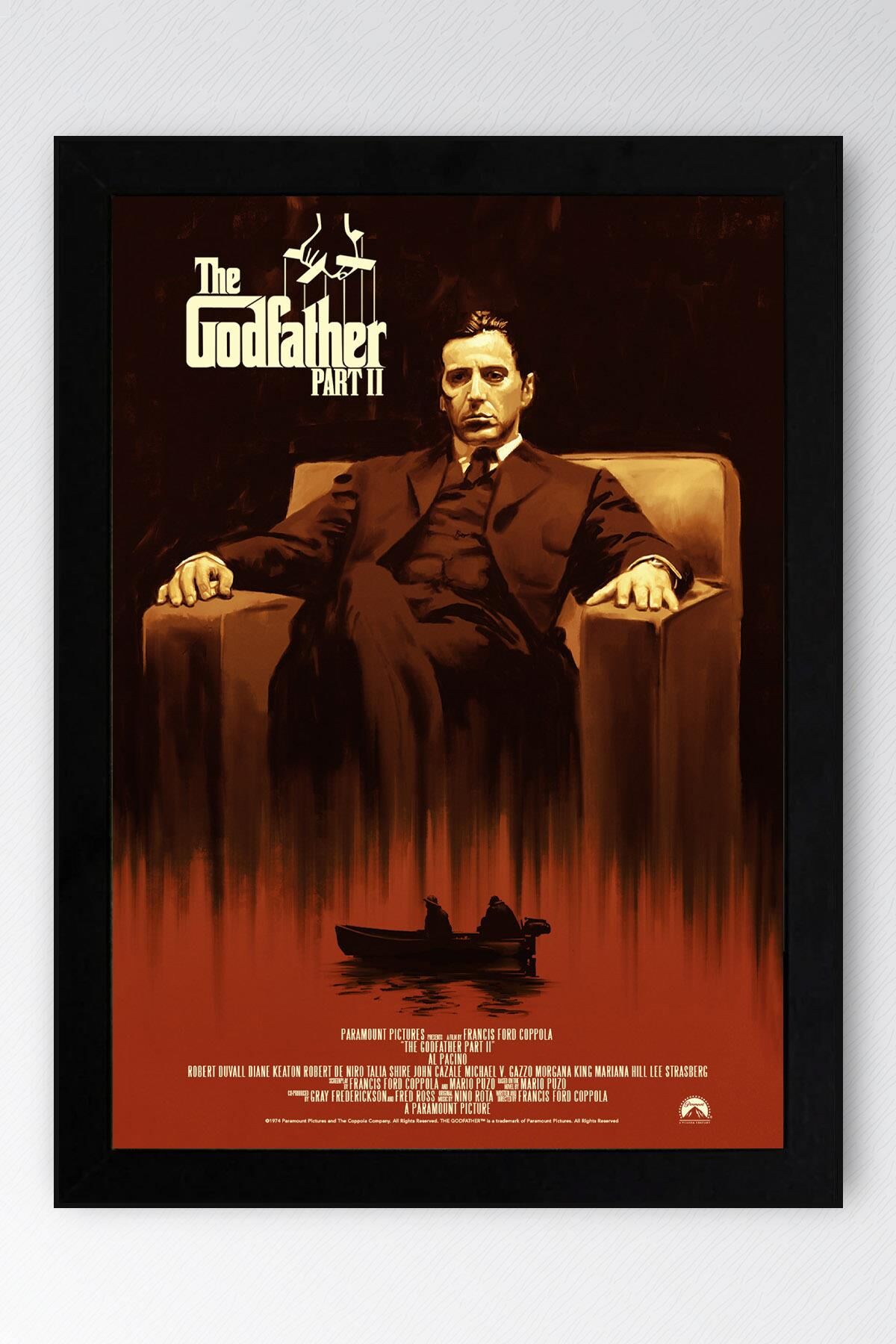 The Godfather Çerçeveli Tablo - Baba Film Posteri Tablo