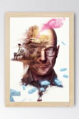 Breaking Bad Çerçeveli Tablo - Dizi Afişi Poster Tablo