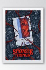 Stranger Things Demogorgon Çerçeveli Tablo - Dizi Posteri Tablo