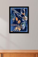 Batman Çerçeveli Tablo - Eski Film Afişi Poster Tablo
