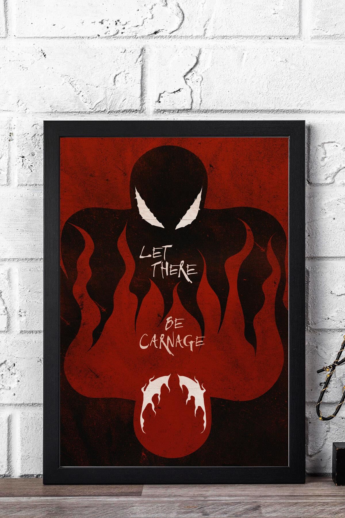 Venom Çerçeveli Tablo - Marvel Film Posteri Tablo