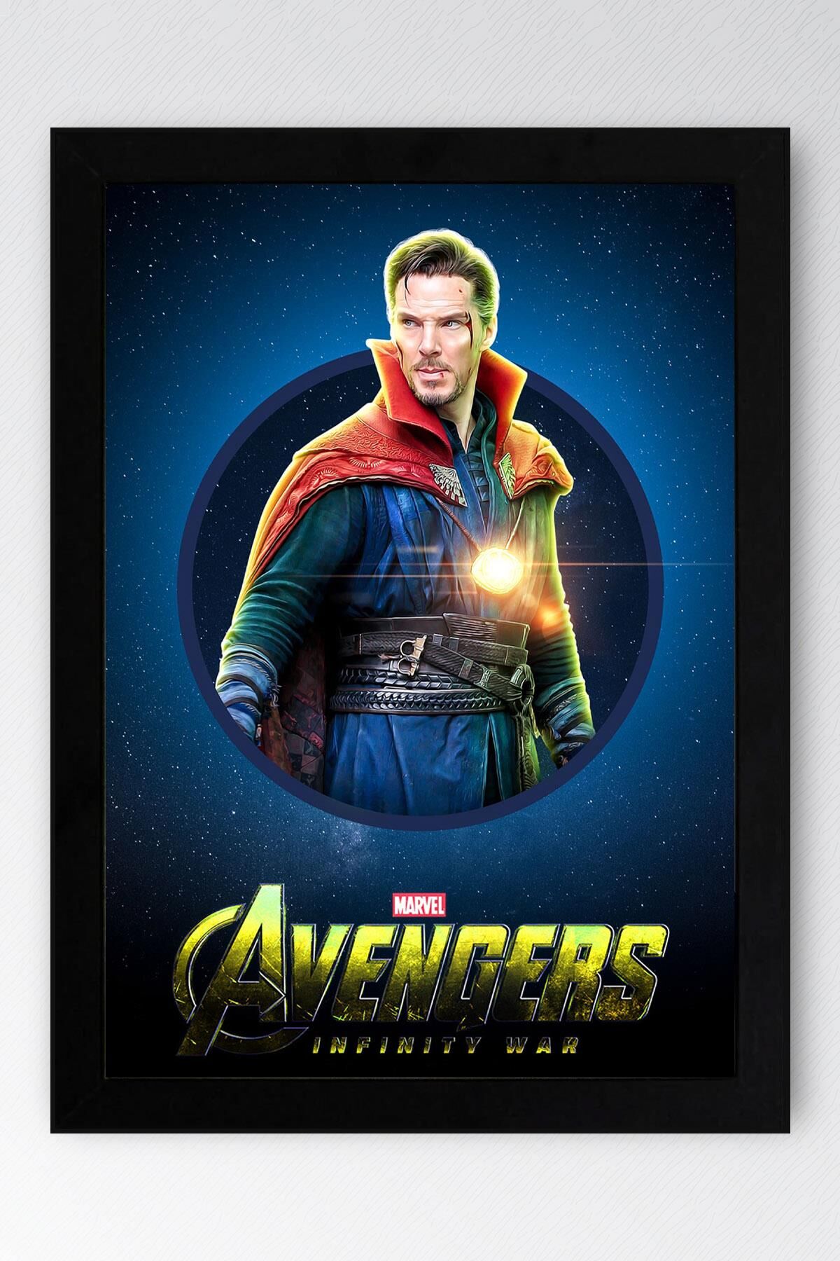 Doctor Strange Çerçeveli Tablo - Marvel Avengers Film Afişi Poster Tablo