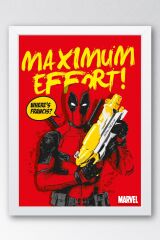 Deadpool Çerçeveli Tablo - Marvel Film Poster Tablo