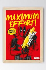 Deadpool Çerçeveli Tablo - Marvel Film Poster Tablo