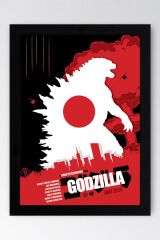Godzilla Çerçeveli Tablo - Film Posteri Tablo