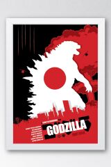 Godzilla Çerçeveli Tablo - Film Posteri Tablo