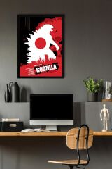 Godzilla Çerçeveli Tablo - Film Posteri Tablo