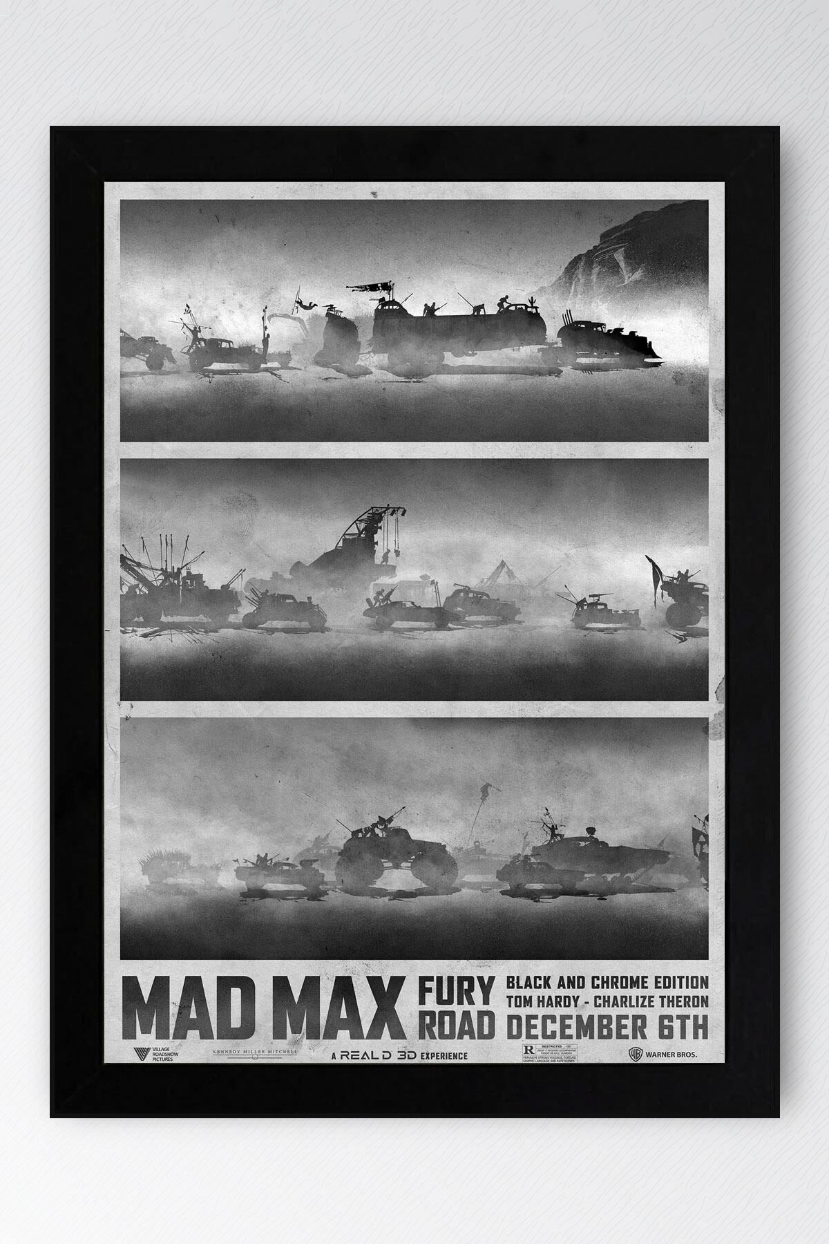 Mad Max Fury Road Çerçeveli Tablo - Çılgın Max Film Posteri Tablo