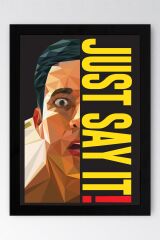Shazam Çerçeveli Tablo - Shazam Fim Posteri Tablo
