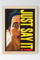 Shazam Çerçeveli Tablo - Shazam Fim Posteri Tablo