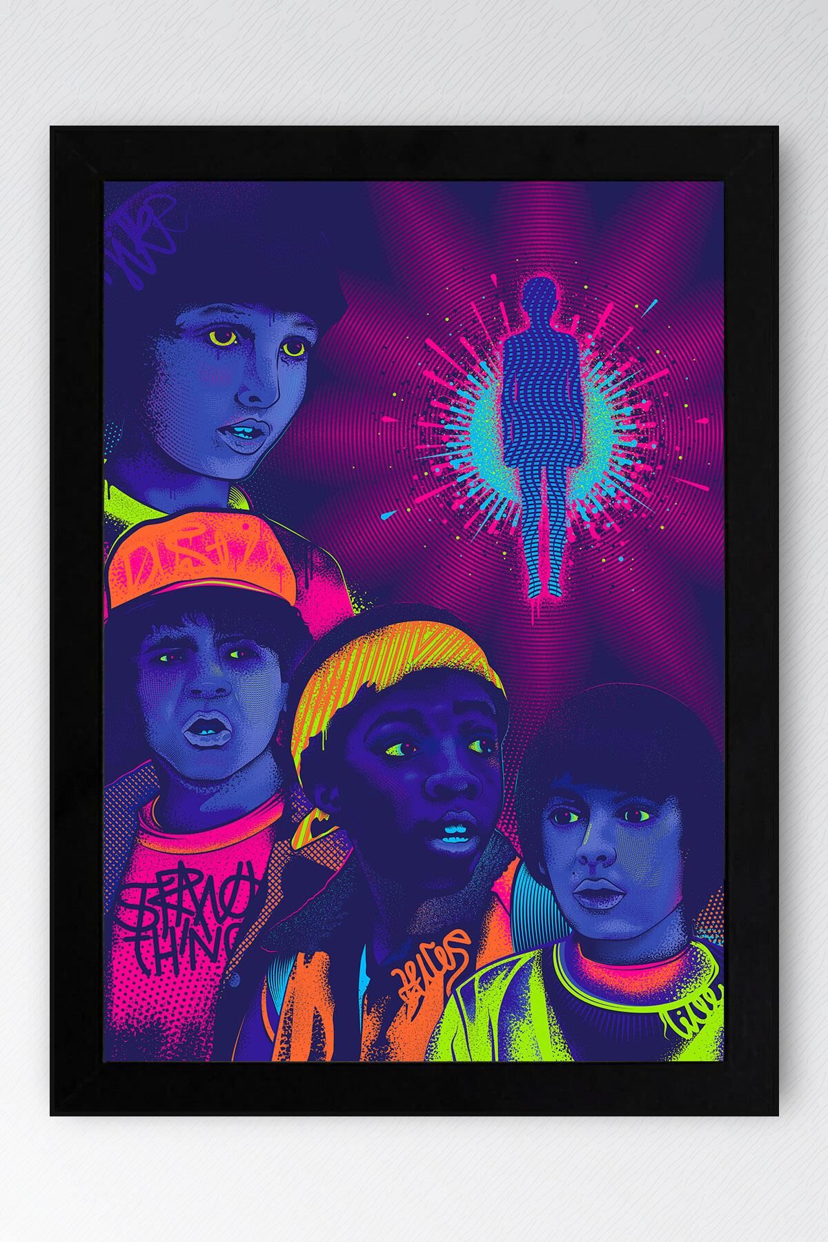 Stranger Things Çerçeveli Tablo - Dizi Posteri Tablo