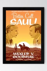 Better Call Saul Çerçeveli Tablo - Saul Goodman Poster Tablo