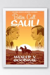 Better Call Saul Çerçeveli Tablo - Saul Goodman Poster Tablo