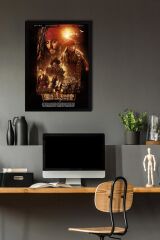 Karayip Korsanları Çerçeveli Tablo - Ölü Adamın Sandığı Film Posteri Tablo
