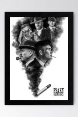 Peaky Blinders Çerçeveli Tablo - Dizi Posteri Tablo