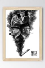 Peaky Blinders Çerçeveli Tablo - Dizi Posteri Tablo
