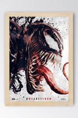 Venom Çerçeveli Tablo - We Are Venom Marvel Film Posteri Tablo