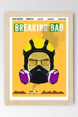 Breaking Bad Çerçeveli Tablo - Dizi Afişi Poster Tablo