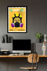 Breaking Bad Çerçeveli Tablo - Dizi Afişi Poster Tablo