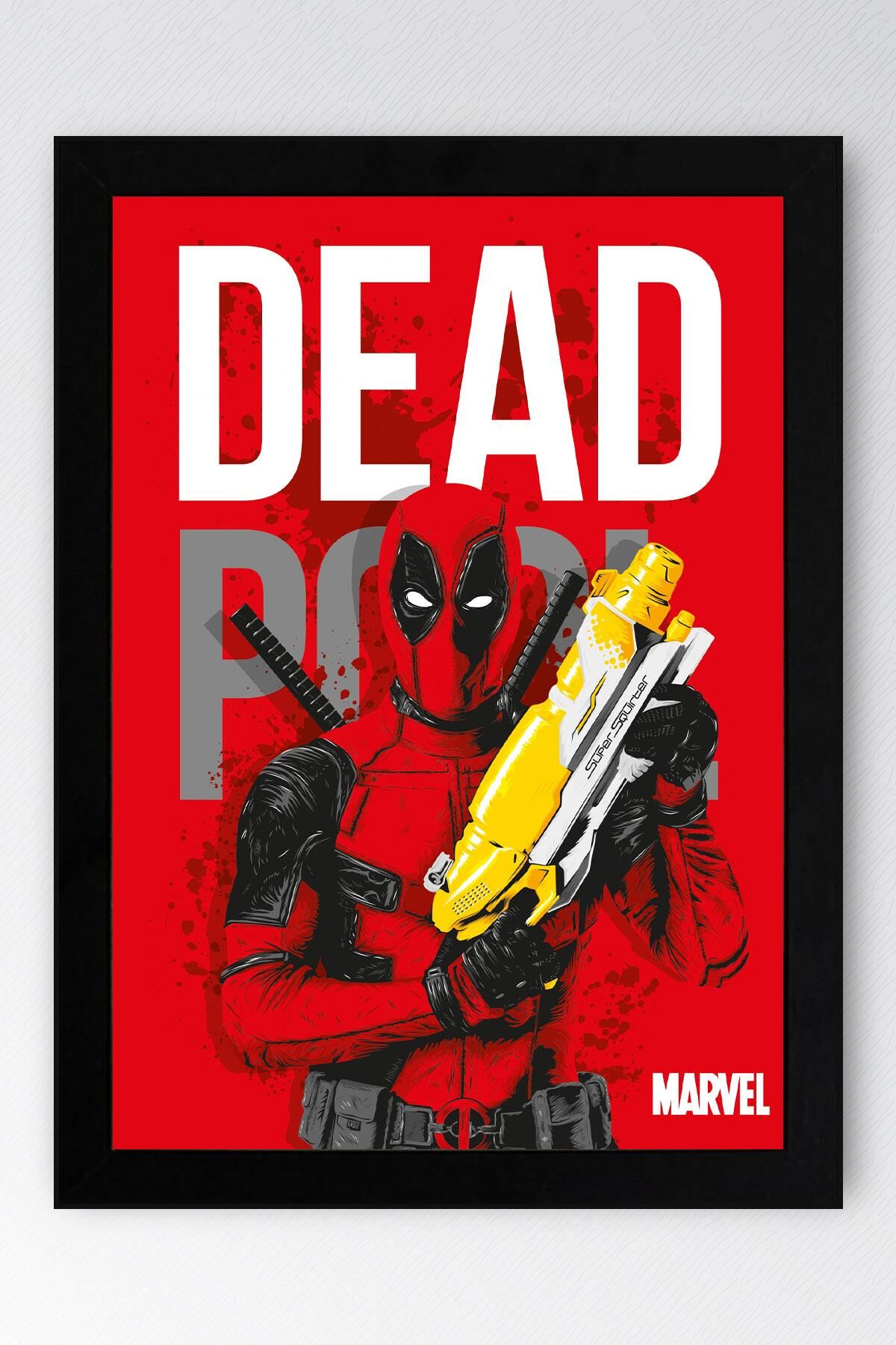 Deadpool Çerçeveli Tablo - Marvel Film Poster Tablo