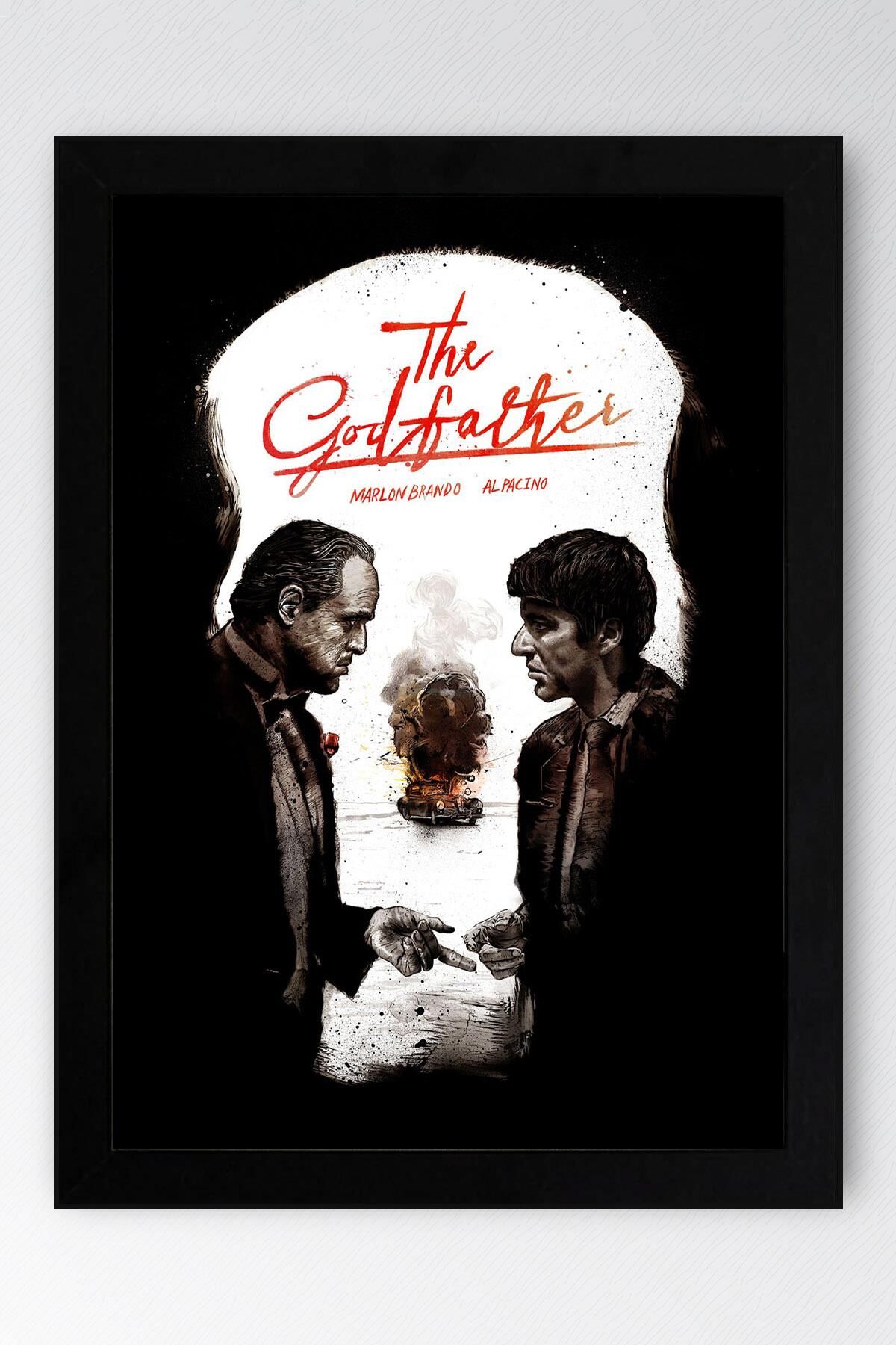The Godfather Çerçeveli Tablo - Baba Film Posteri Tablo