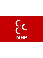 Masa Üstü MHP Bayrağı 15x23cm Masa Bayrağı