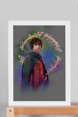 Yüzüklerin Efendisi Frodo Baggins Çerçeveli Tablo - Film Posteri Tablo