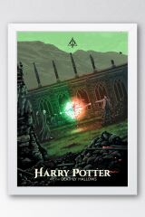 Harry Potter ve Ölüm Yadigarları Çerçeveli Tablo - Film Posteri Tablo