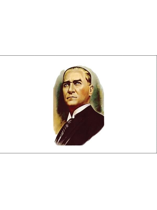 Masa Üstü Atatürk Bayrağı 15x23cm Masa Bayrağı