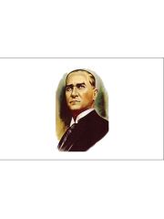 Masa Üstü Atatürk Bayrağı 15x23cm Masa Bayrağı
