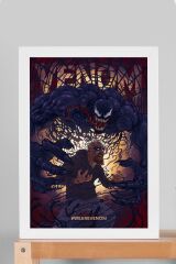 Venom Çerçeveli Tablo - Marvel Film Posteri Tablo